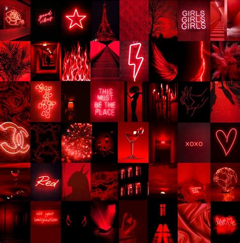 Neon Red Aesthetic Neon Red Uploaded By Giusnely Estefania On We