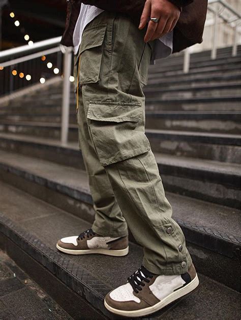 Meteor Scrub Baggage Cargo Pants Outfit For Men Regain Childish