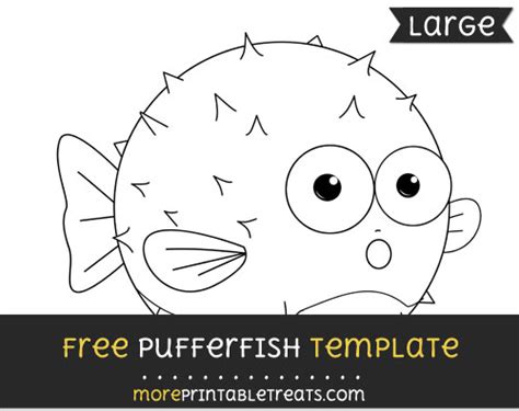 Pufferfish Template Large