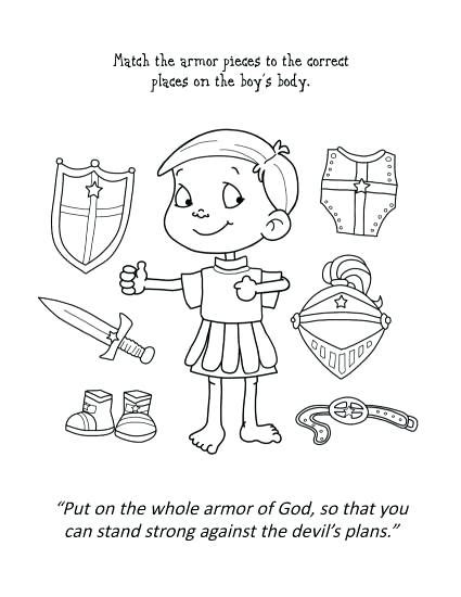 Armor Of God Coloring Pages At GetColorings Free Printable