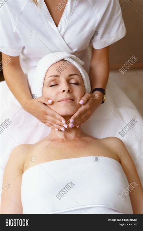Face Massage Close Image And Photo Free Trial Bigstock