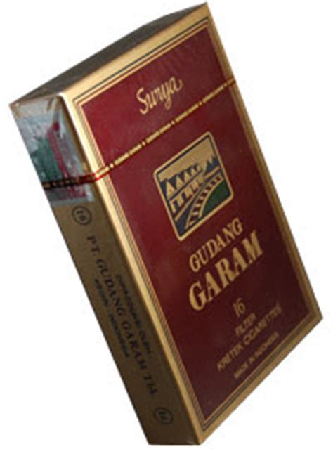 Eligió el nombre gudang garam después de un sueño sobre el antiguo almacén de sal que se encontraba frente a cap 93. Gudang Garam Surya 16 Clove Cigarettes | Online Cigarettes | Where Can I Buy | Clove