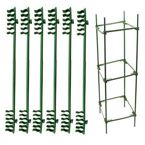 Buy 6clips Expandable Trellis Connectors Stake Arms For Tomato Cage