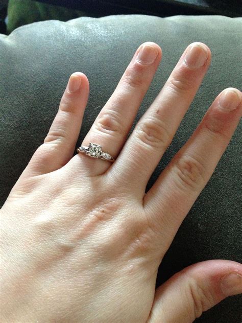 Or that blogger you follow on instagram whose fiancé designed her unique diamond engagement ring with a mix of edwardian meets art deco details? Brand new (never previously owned) vintage 1940s engagement ring. Two-tone 14k gold. Illusion ...