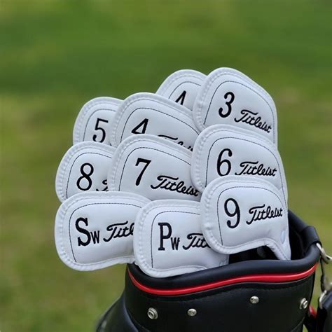 10 Pieceslot Titleist Golf Club Iron Headcover Pu Golf Irons Head