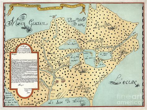 Map Of New France Photograph By Library Of Congress Geography And Map