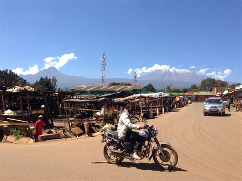 Loitokitok Town With Mount Kilimanjaro In The Background Mount
