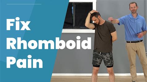 Fix Rhomboid Pain With Exercises Youtube