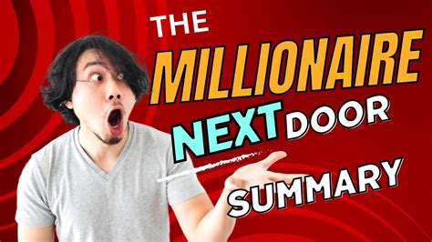 The Millionaire Next Door Unveiling The Secrets To Wealth Summary And