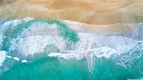 Beach Drone Wallpaper K Png Kwallpaperblue