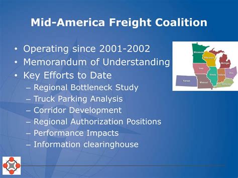 Ppt Multi State Freight Planning In The Mid America Freight Coalition