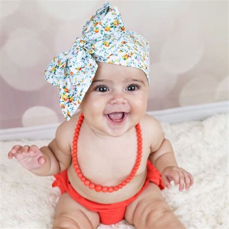 Kids Baby Girl Kids Fashion Cotton Bowknot Supreme Floral Headband Kids