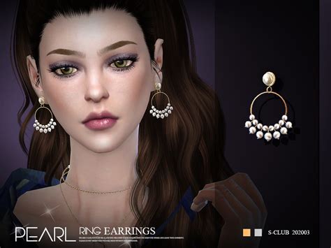 The Sims Resource S Club Ts4 Ll Earrings 202003