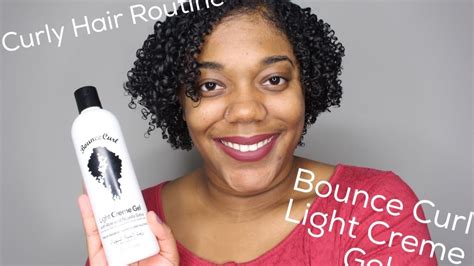 Soft Bouncy Curls Ft Bounce Curl Light Cream Gel Youtube