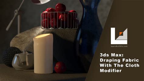 3ds Max Draping Fabric With The Cloth Modifier Youtube