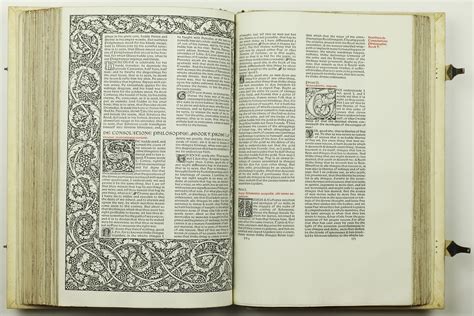 The Works Of Geoffrey Chaucer By Kelmscott Press Chaucer Geoffrey