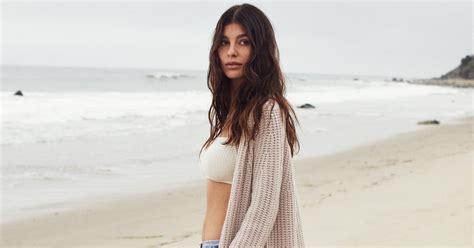 Camila Morrone Naked Cashmere Collection Popsugar Fashion