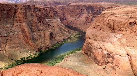 green, Water, Landscapes, Nature, Red, Canyon, Cliffs, Plants, Arizona ...