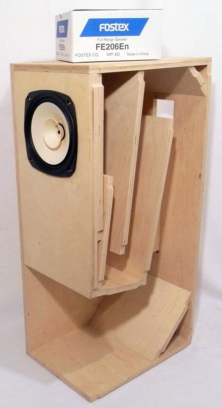 Fostex Bk 20 Folded Horn Kit Pair Speaker Box Design Speaker Plans