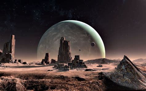 Alien Worlds Alien Planet Science Fiction Artwork