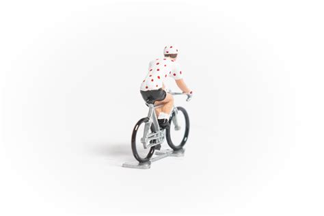 Tdf Polka Dot Jersey Mini Cyclist Figurine Tdf T Cycling Souvenirs