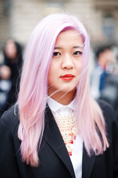 Miss Moss · Kristina Goes To Lfw Neon Hair Pastel Pink Hair Hair