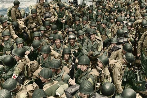 4th Infantry Division Tripps Headed Toward The Beaches Of Normandy