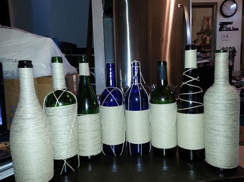 Twine Wrapped Bottles Materials Wine Bottles Of All Shapes Twinehemp