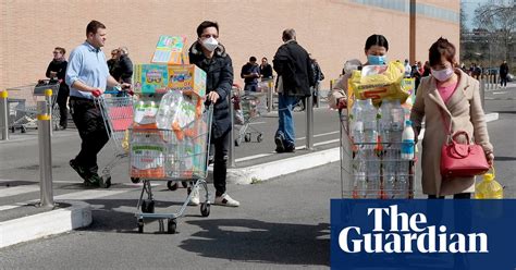 Coronavirus Travel Ban Italy Under Lockdown In Pictures World News