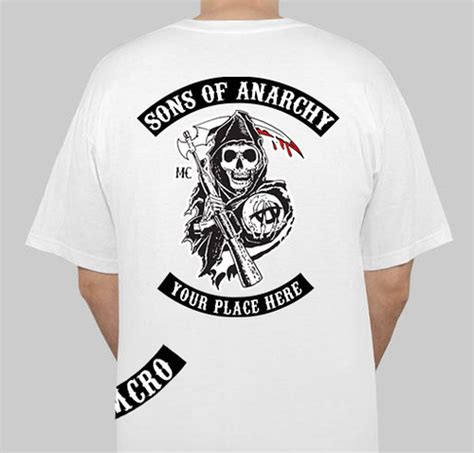 Sons Of Anarchy White T Shirt For Mens Back Sons Of Anarch Flickr
