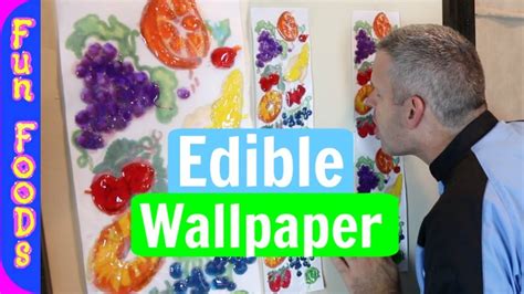 Lickable Wallpaper How To Make Edible Wallpaper From Willy Wonka And The Chocolate Factory