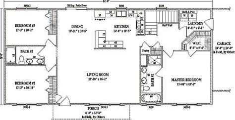 Open Concept Floor Plans For Ranch Style Homes Floorplansclick