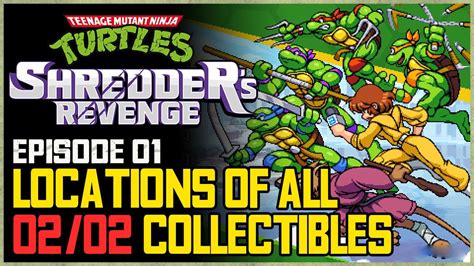 Tmnt Shredders Revenge All Episode 1 Secrets And Collectibles Youtube