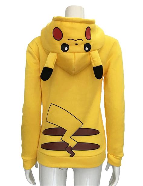 Pokemon Pikachu Detective Yellow Hoodie Pokemon Hoodie Pikachu