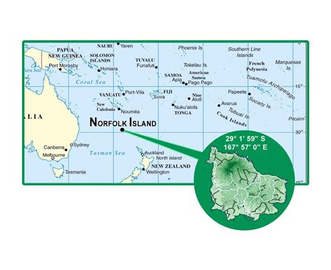Maps Of Norfolk Island Collection Of Maps Of Norfolk Island Oceania