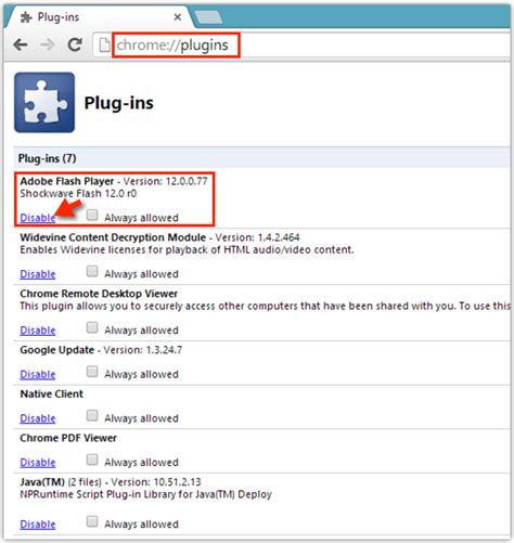 For most organizations, we recommend you use the default settings. Google Chrome: Enable or Disable Adobe Flash Player ...