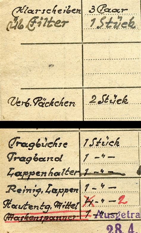 Print Handwriting In The Soldbuch In Trenches