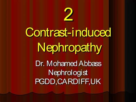 Contrast Induced Nephropathy