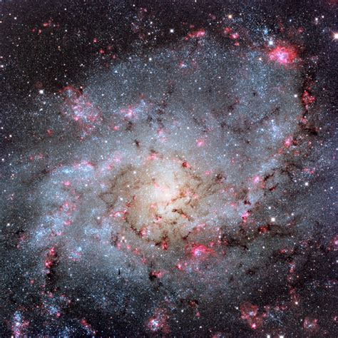 Apod 2013 December 26 The Hydrogen Clouds Of M33