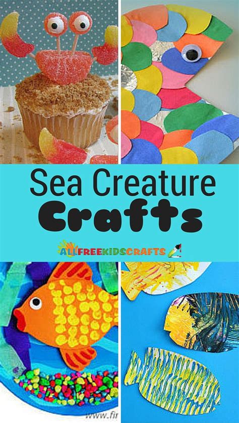 15 Sea Creatures For Kids To Make Animal Crafts For Kids Sea
