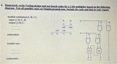 Solved Homework Write Verilog Design And Test Bench Codes Chegg