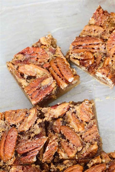 Pecan Pie Bars Quick Easy Recipe Bake Play Smile