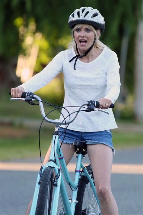 anna faris rides a bike for a scene in ‘overboard in vancouver gotceleb