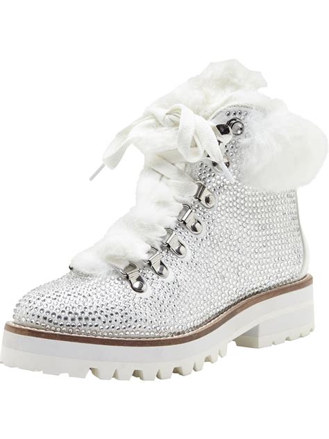 Jessica Simpson Jessica Simpson Womens Norina Embellished Man Made Ankle Boots