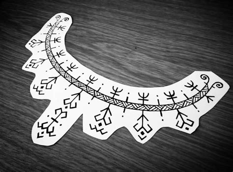 Our preconceived perceptions of these animals are dark and ominous, therefore bright blues and happy yellow colors play a minimal role in these designs. The Raven From The North — Collarbone tattoo design #tattoo #stencil... | Viking tattoos, Pagan ...