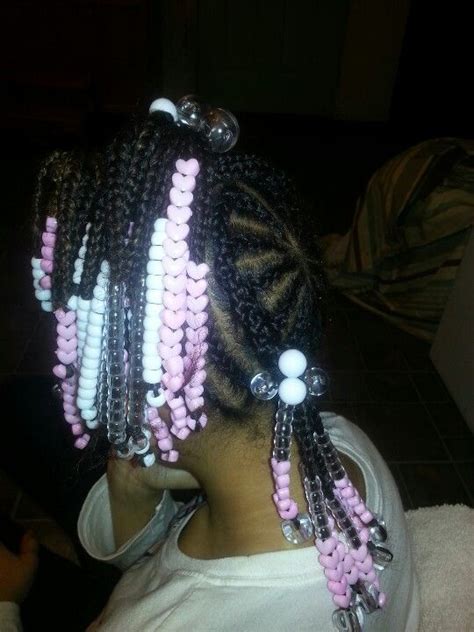 Cornrow hairstyles are traditional african hairstyles that are created by securing the hair in braided tails. Right side | Cornrow styles for little girls, Beautiful ...