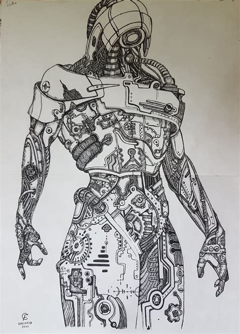 Drawing Of Legion From Mass Effect 24hrs On A3 Paper 9gag