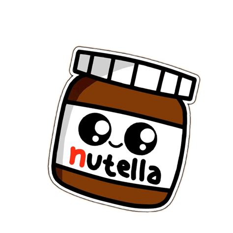 Pin By 2 The Moon And Back On Picsart Stickers Nutella Cute Kawaii