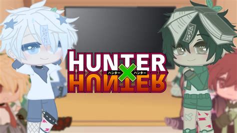 Animes React To Each Other Hunter X Hunter Gacha Club Youtube