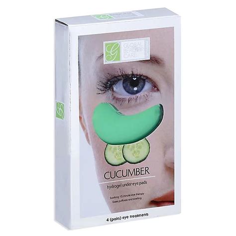 Count Premium Cucumber Hydrogel Under Eye Pads Packs Walmart Com